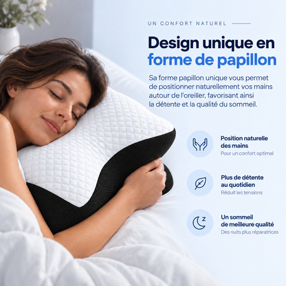 Oreiller Ergonomique Cervical à Mémoire de Forme
