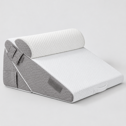 Oreiller Incliné Premium Ergonomique à Mémoire de Forme