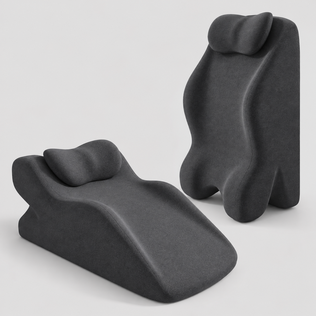 Oreiller Incliné Ergonomique à Mémoire de Forme